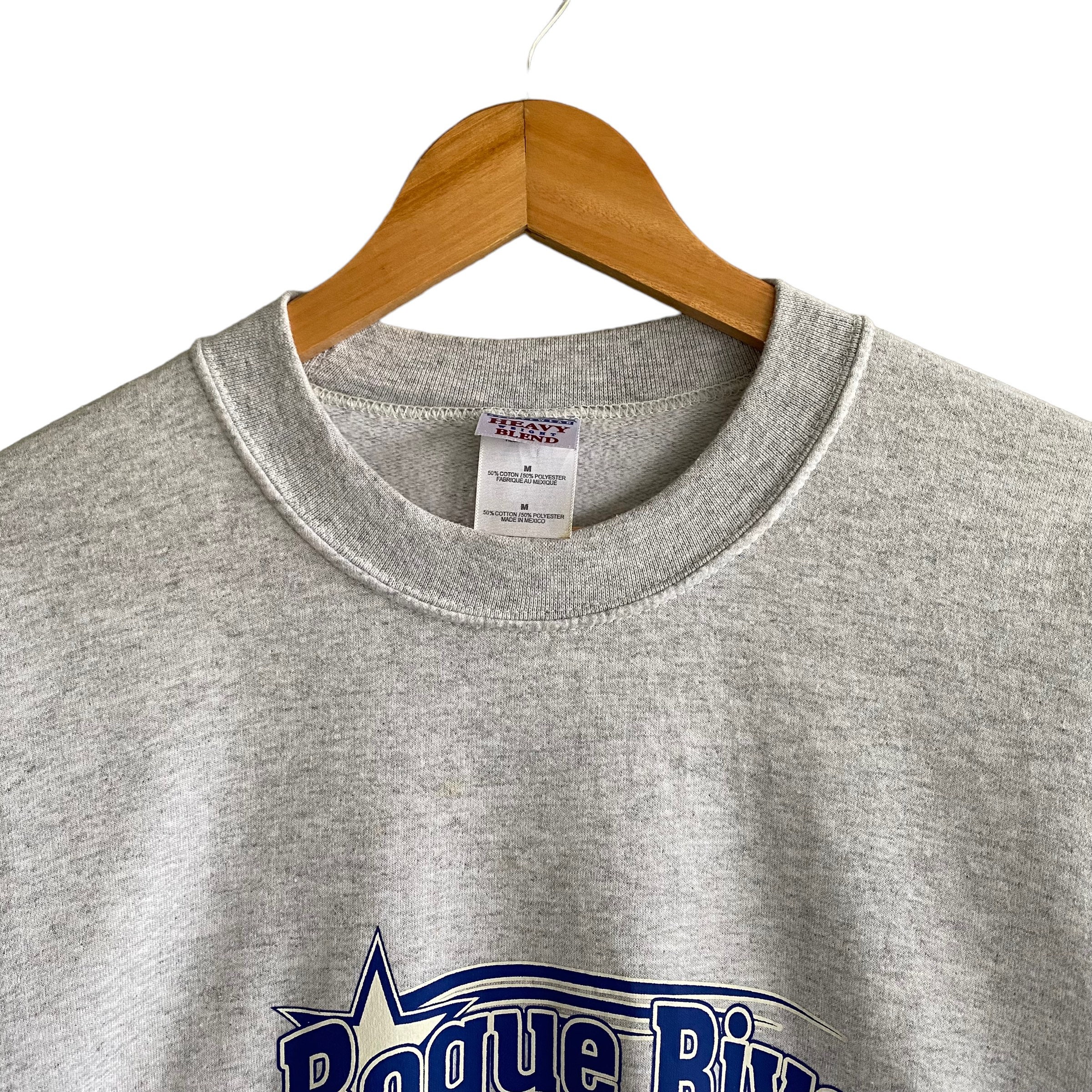Vintage Rogue River Spellout Logo Print Crewneck Sweatshirt - Etsy