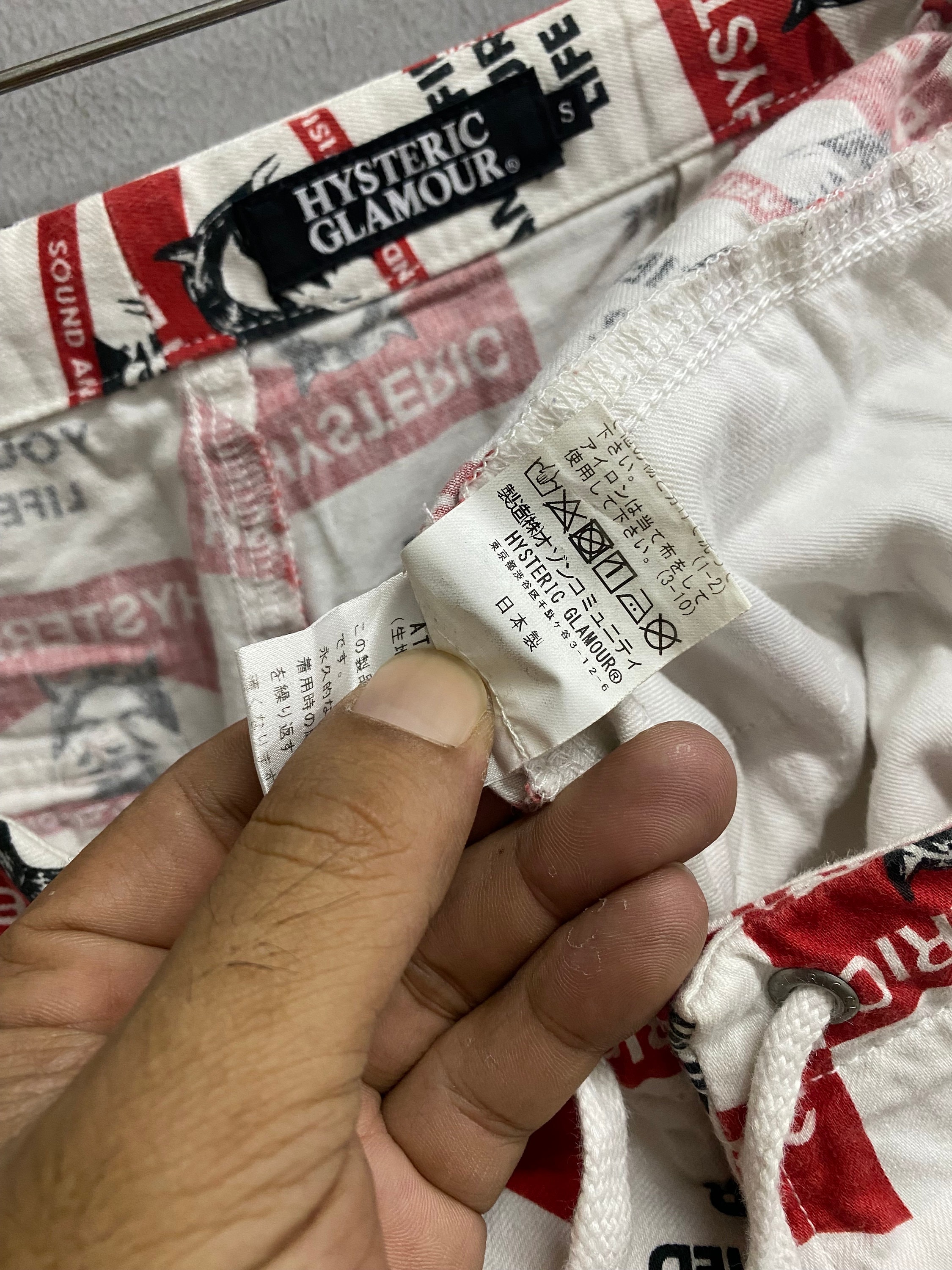 パンツ dead Stock 90s 00s HYSTERIC GLAMOUR Hysteric Glamour Skeleton Overprint Pants Made in Japan - Etsy