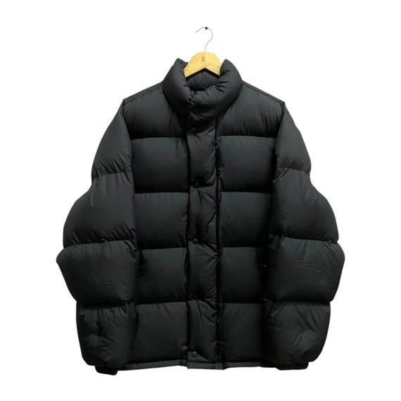 Giacca vintage Converse All Star in piuma d'oca nera Giacca bomber