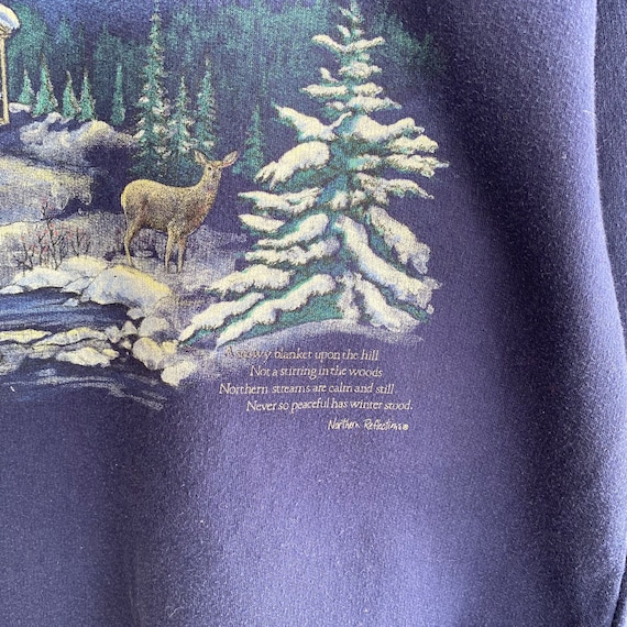 Vintage Northern Reflections Navy Sweatshirt Smal… - image 3