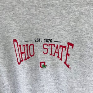 Sweat à capuche homme vintage années 90 Ohio State NCAA Team