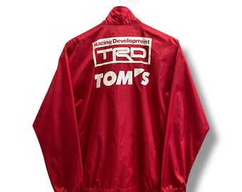Vintage 90's TRD Toyota Racing Development Red Black Medium Jacket