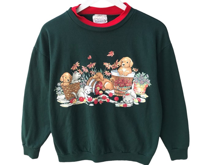 Sweat-Shirt À Imprimé Animal Vintage