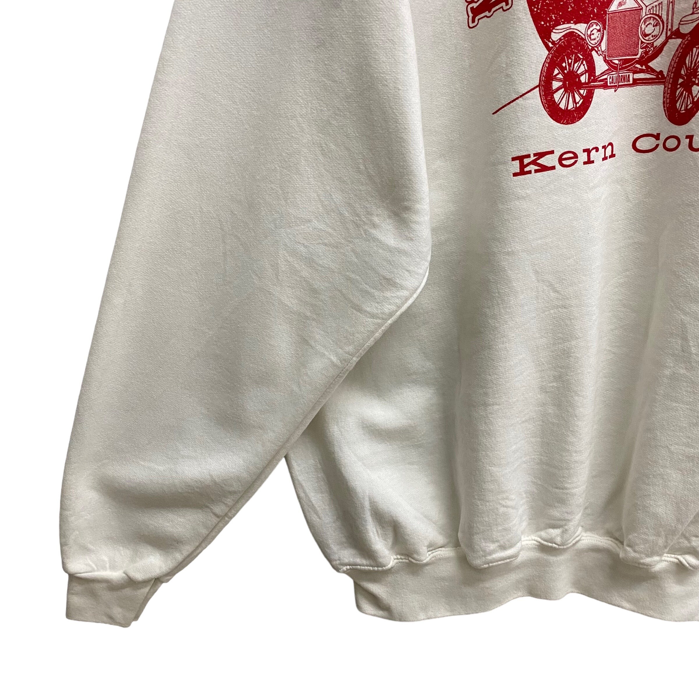 Vintage 90s Ford Model T Club Kern County White Sweatshirt