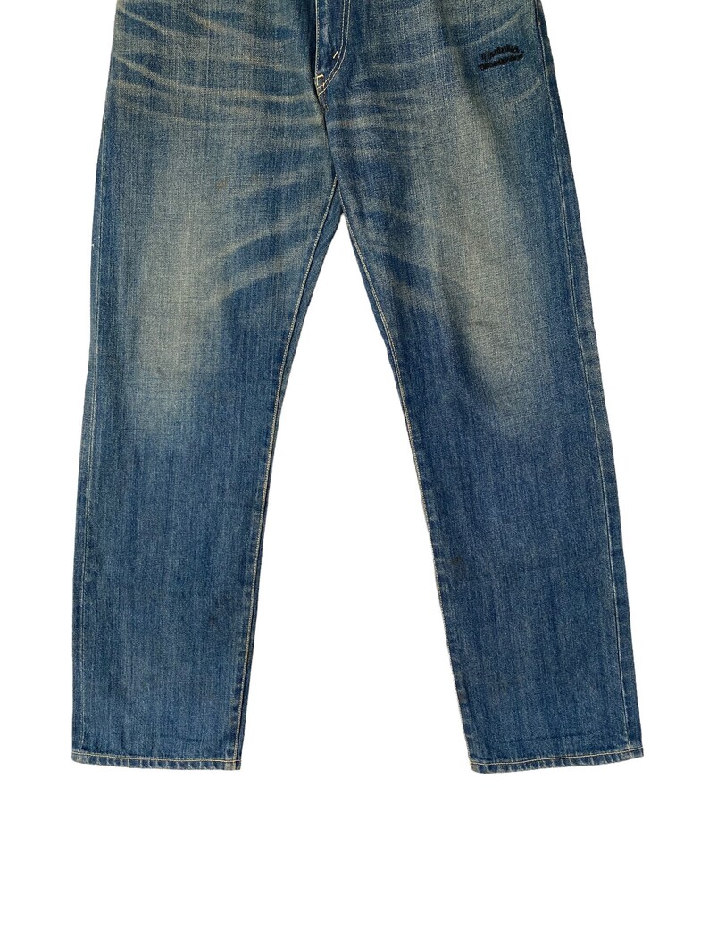 Vintage Unrivaled Selvedge Jeans Ligh Blue Japanese Brand Vintage Style ...