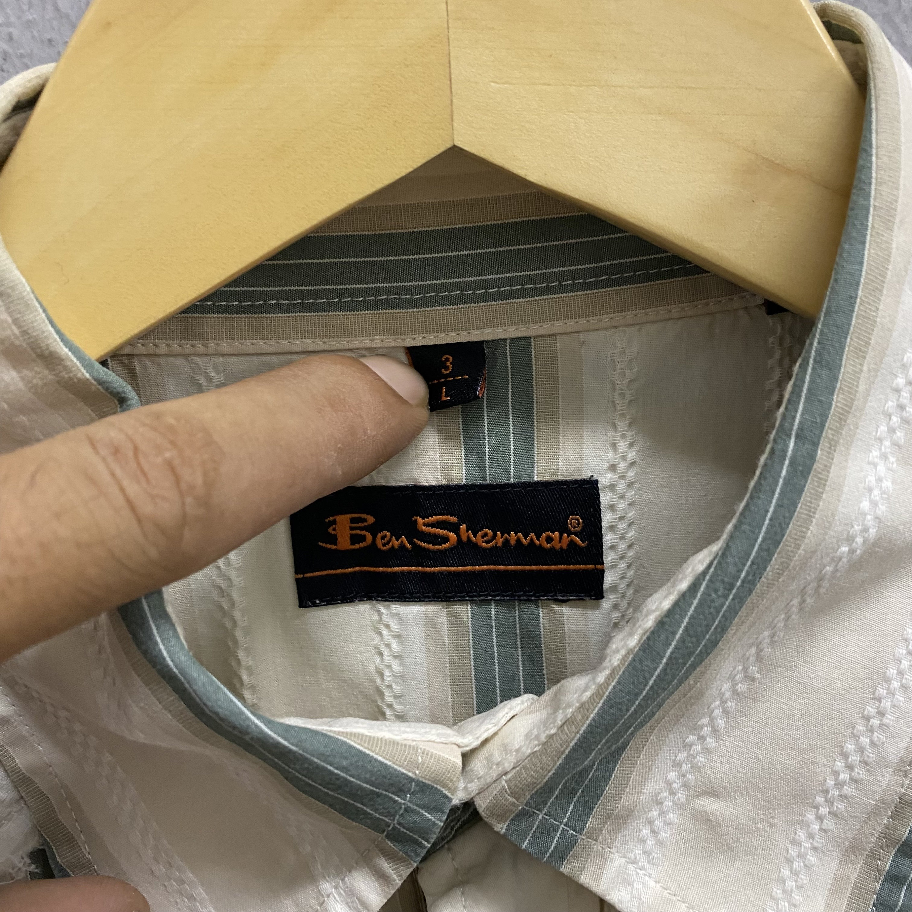 Chemise Homme Ben Sherman The Beatles Vintage - Imprimé Graphique, Manches Courtes, Taille M, Occasion Parfait état