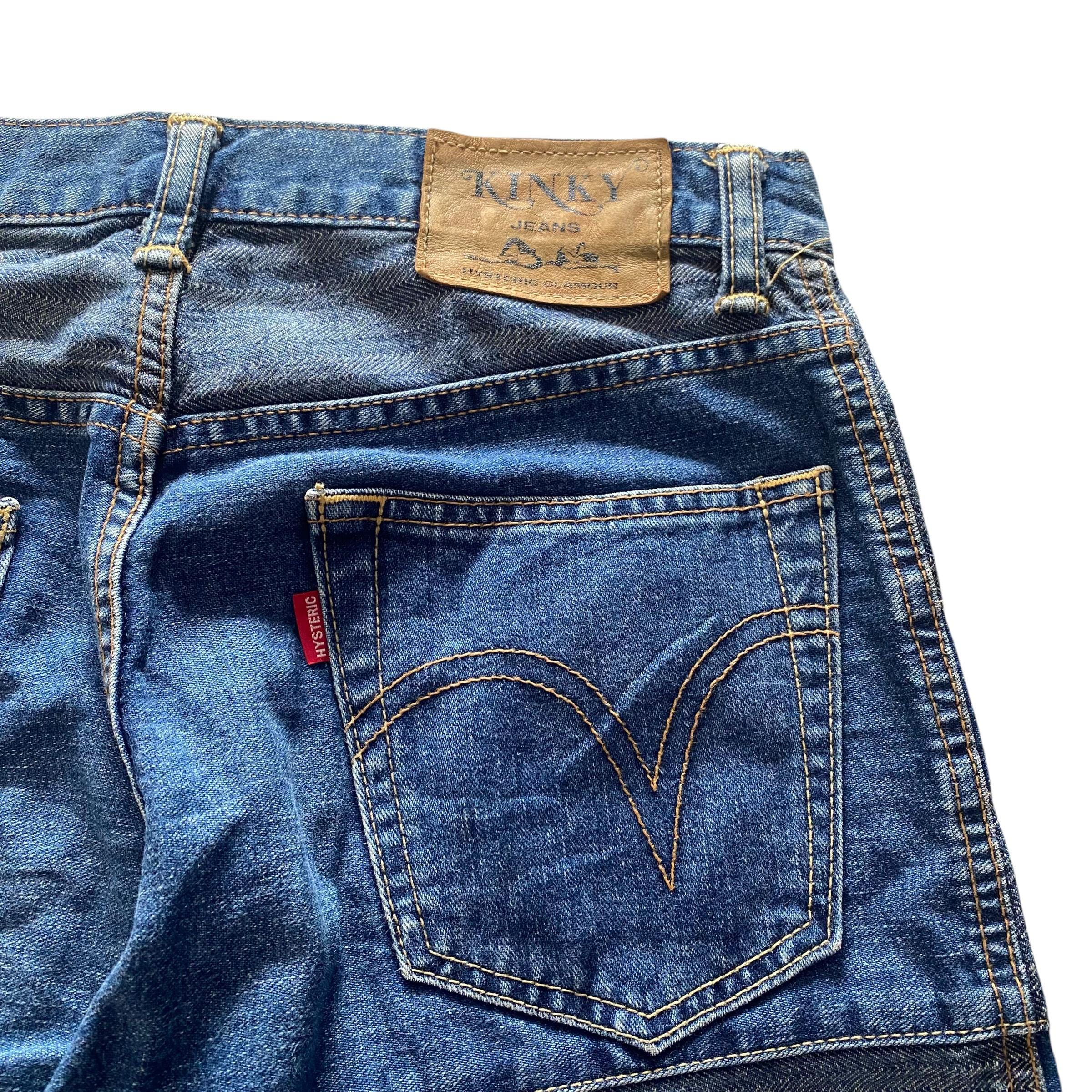Vintage 90's Kinky Hysteric Glamour Blue Jeans W28 Hysteric