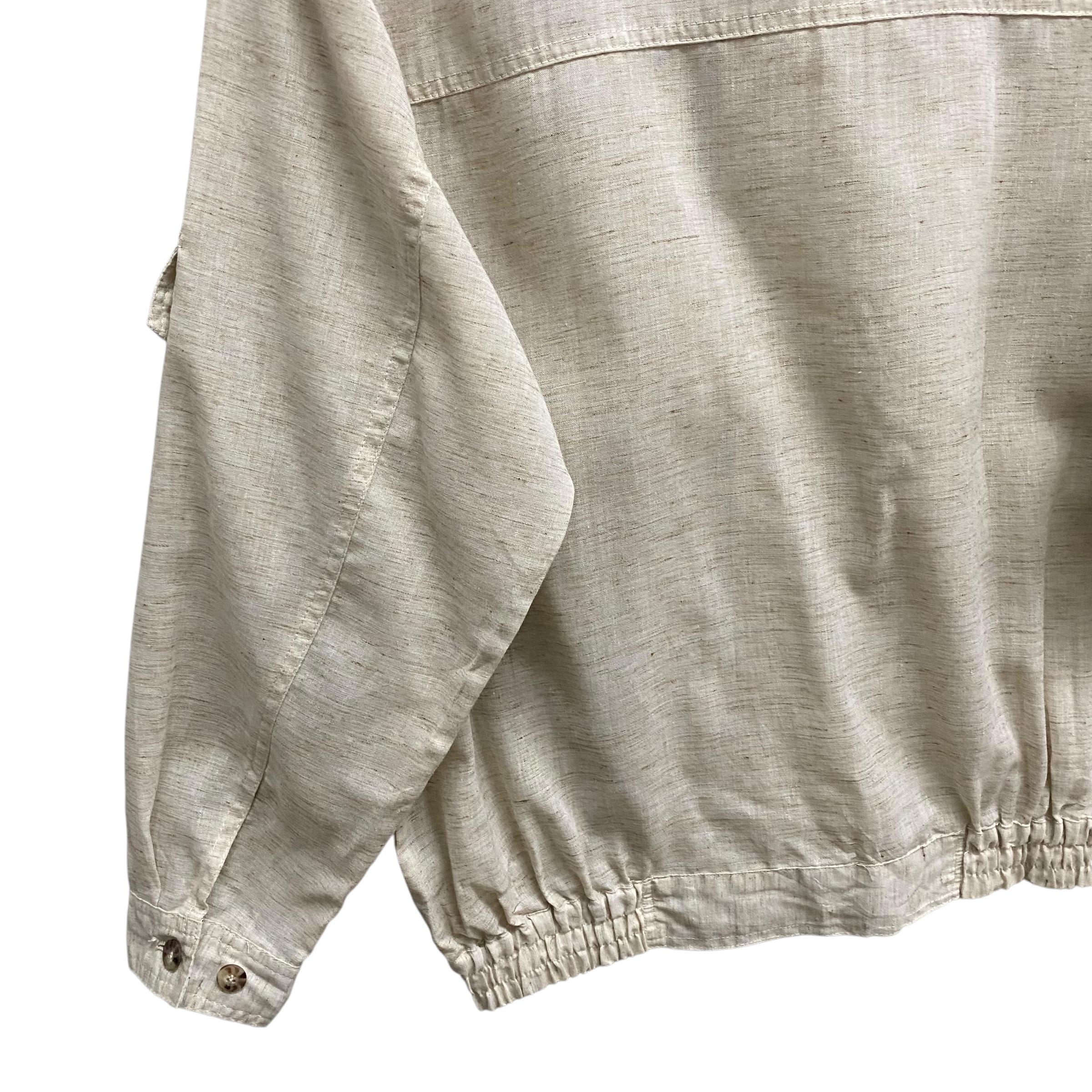 Vintage 90s Claudio Valentino Paris Harrington Jacket MEDIUM 