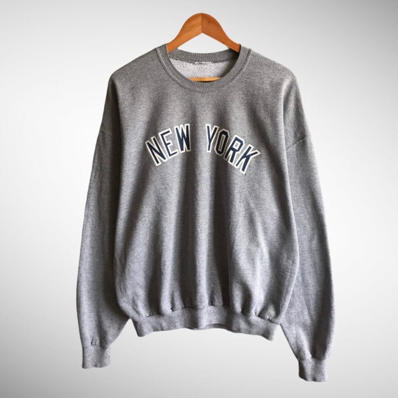 Vintage New York Spellout Logo Print Sweatshirt Vintage 90s | Etsy