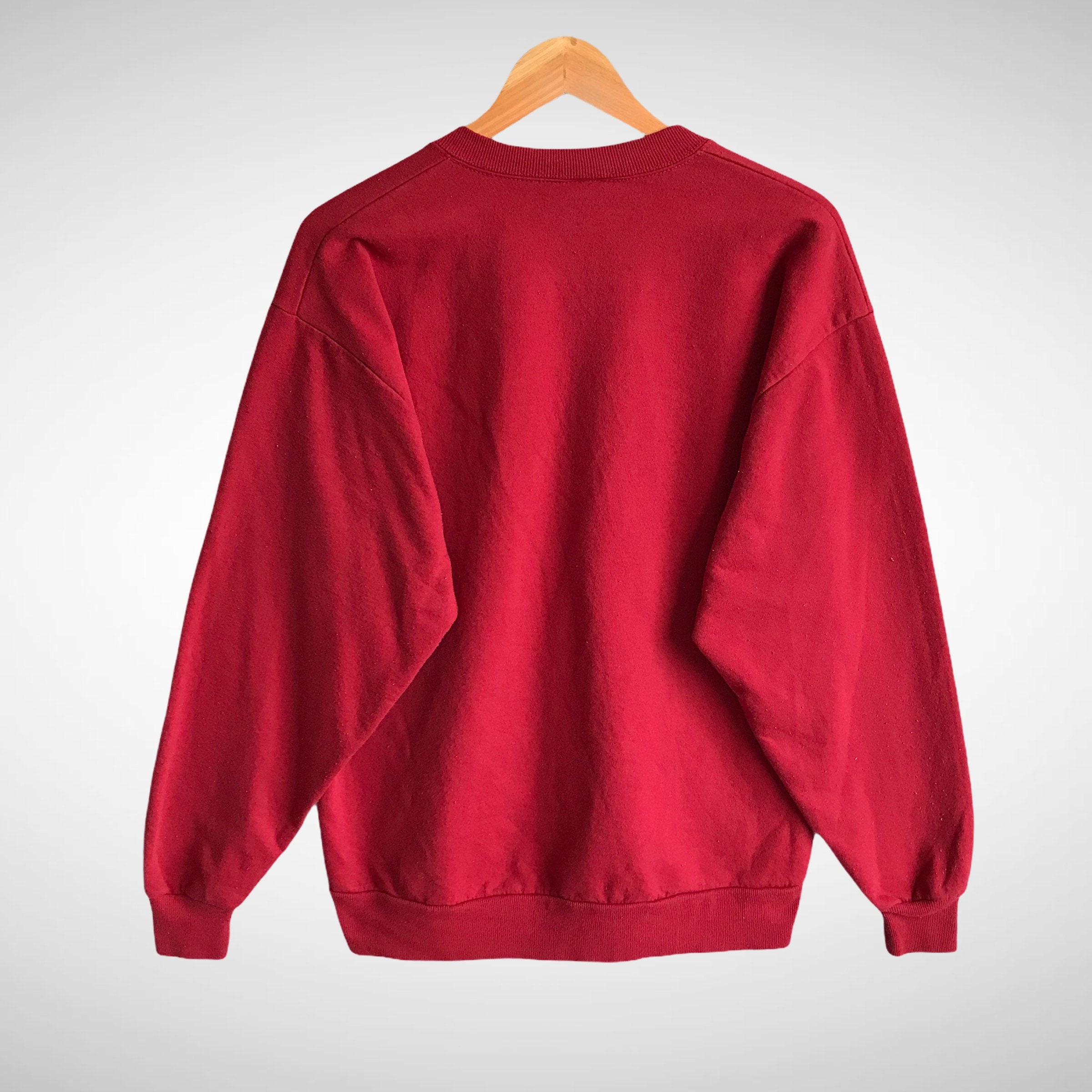 Vintage Jerzees Activewear Blank Red Sweatshirt Large Vintage Jerzees Activewear Blank Red Sweatshirt Large