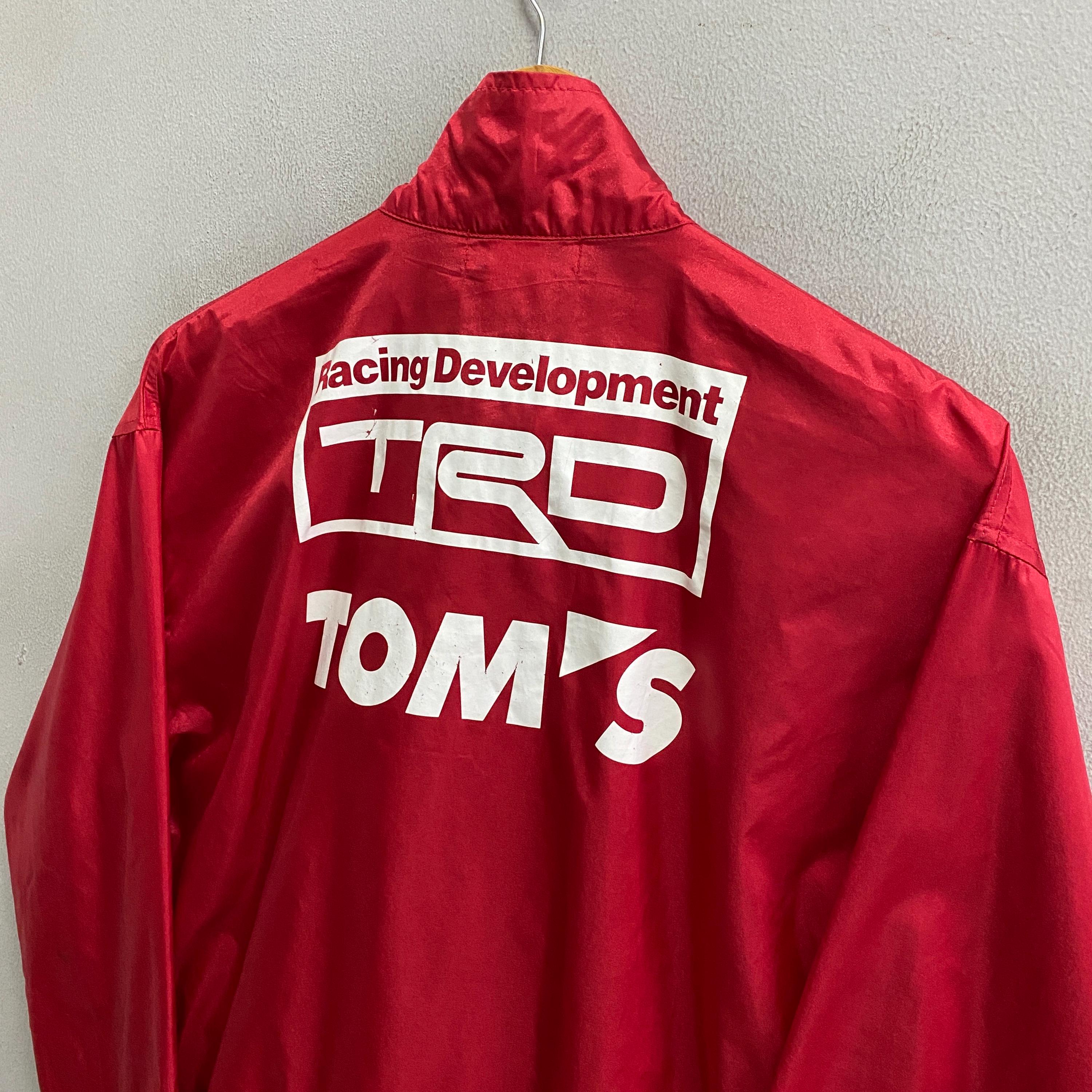 Vintage TRD Toms Racing Development Red Jacket Medium Retro JDM