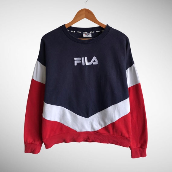 stil bestrating compleet Vintage Fila Spellout Logo Geborduurd Sweatshirt Fila Vintage - Etsy  Nederland