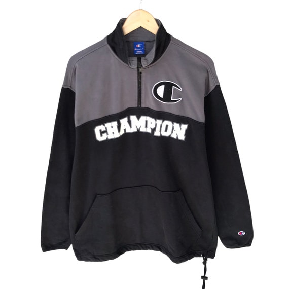 Champion basic sale block crewneck