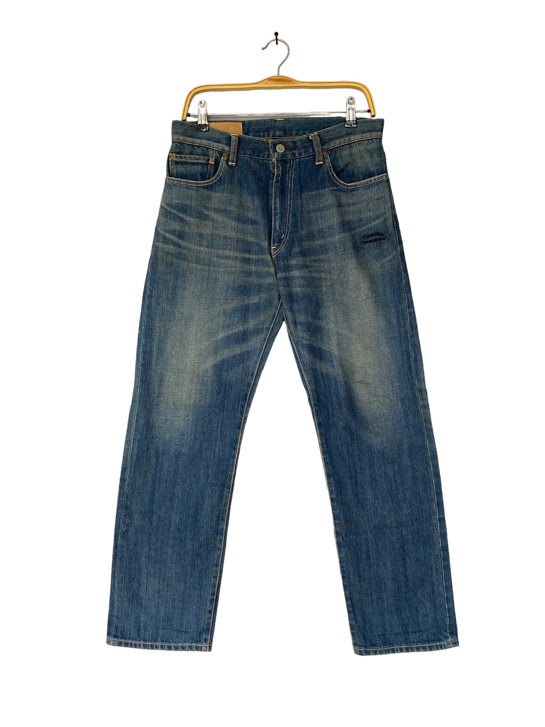 Vintage Unrivaled Selvedge Jeans Ligh Blue Japanese Brand Vintage Style ...