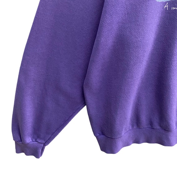 Vintage The Disney Store Eeyore Purple Sweatshirt… - image 5
