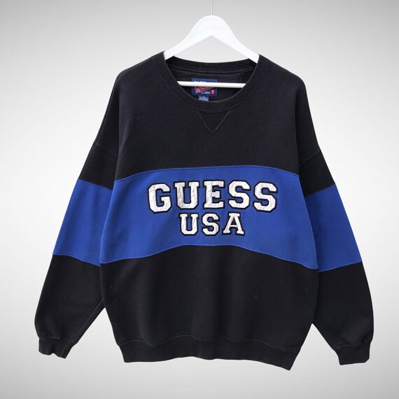 guess embroidered sweatshirt