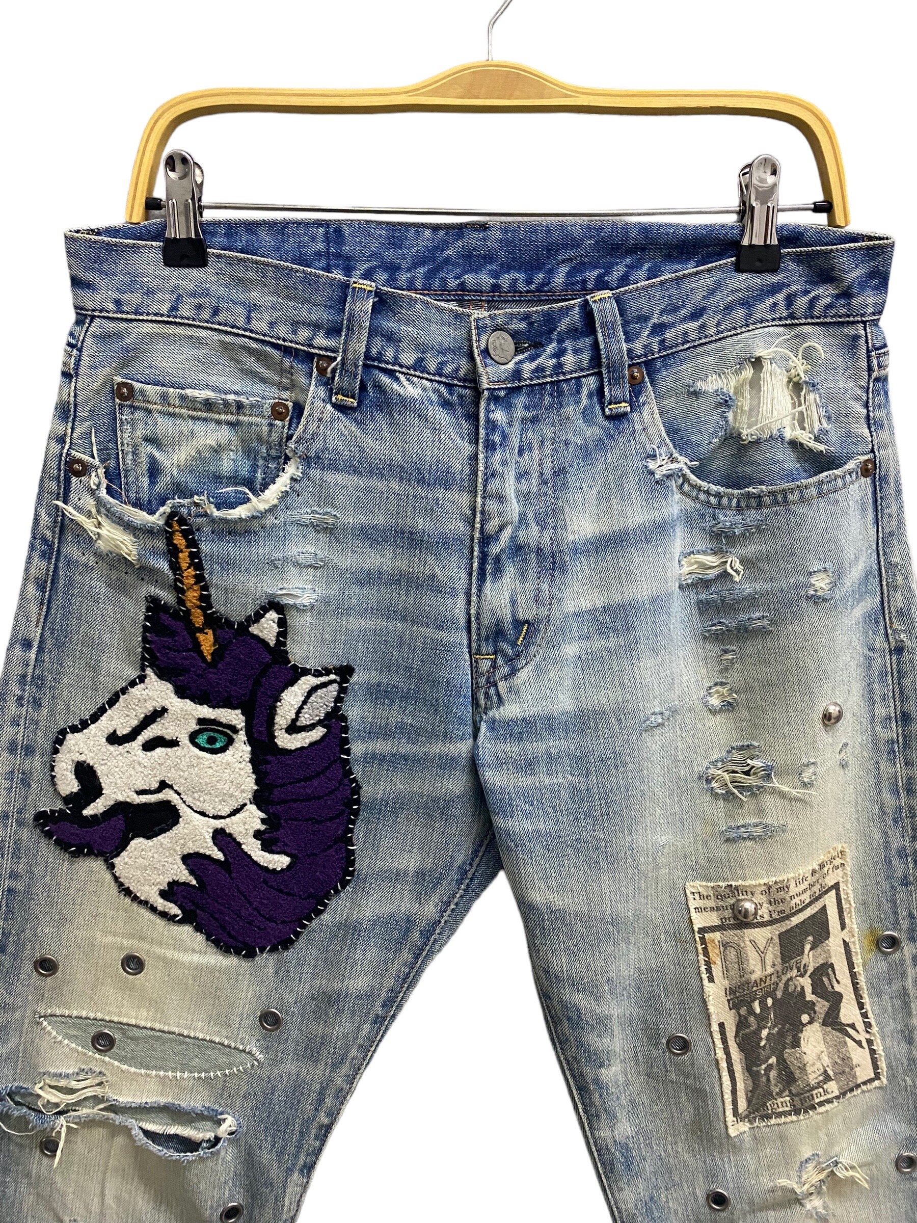 Vintage Japanese Brand RNA Inc.slang Jeans Size 32 Rna Slang