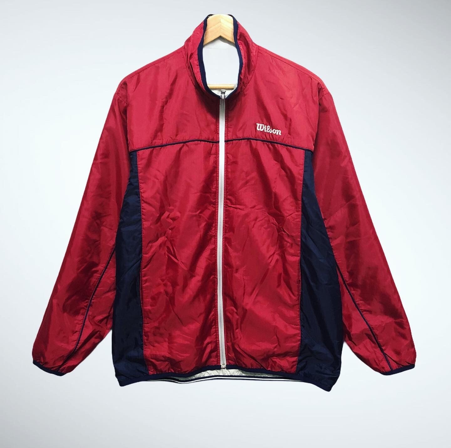 Vintage Wilson Reversible Jacket 90s Wilson Windbreaker - Etsy UK