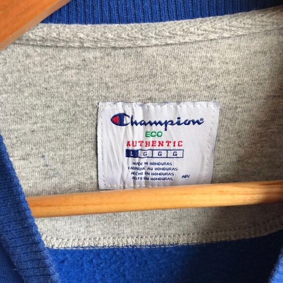 Vintage Champion Basic Logo Crewneck Sweatshirt Pullover Etsy