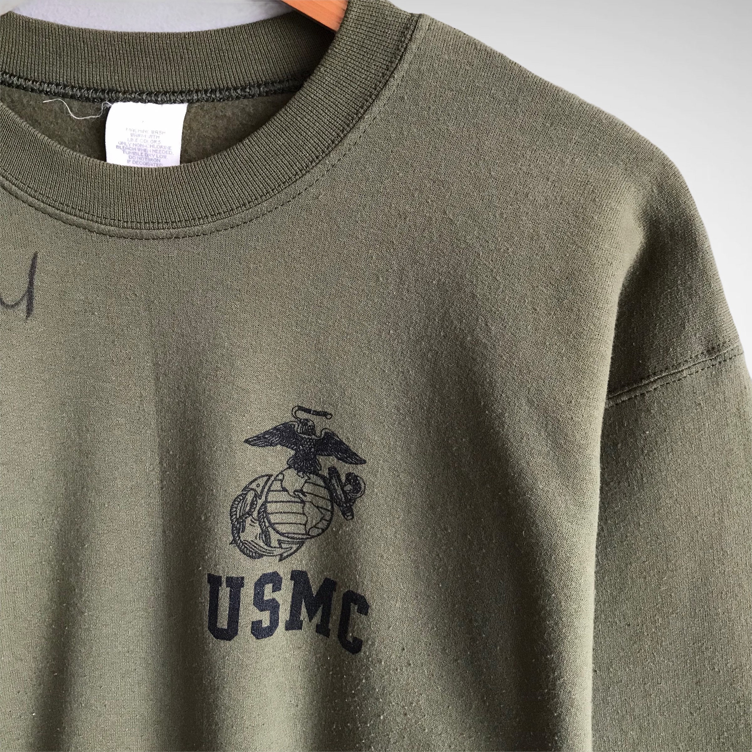 Vintage Usmc United State Marine Corp Spellout Logo Sweatshirt | Etsy