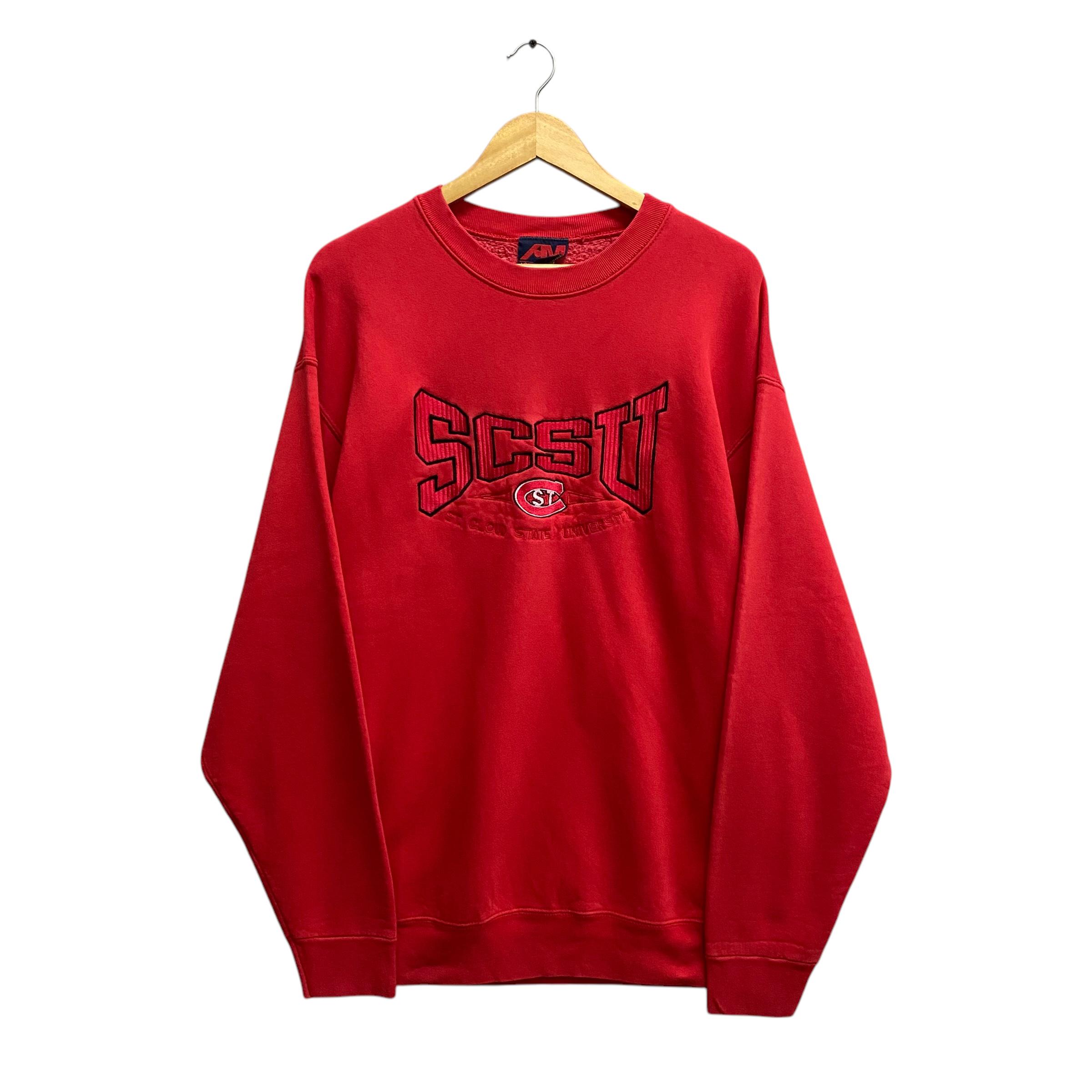 ヴィンテージ セントクラウド州立大学 レッド スウェットシャツ XLARGE