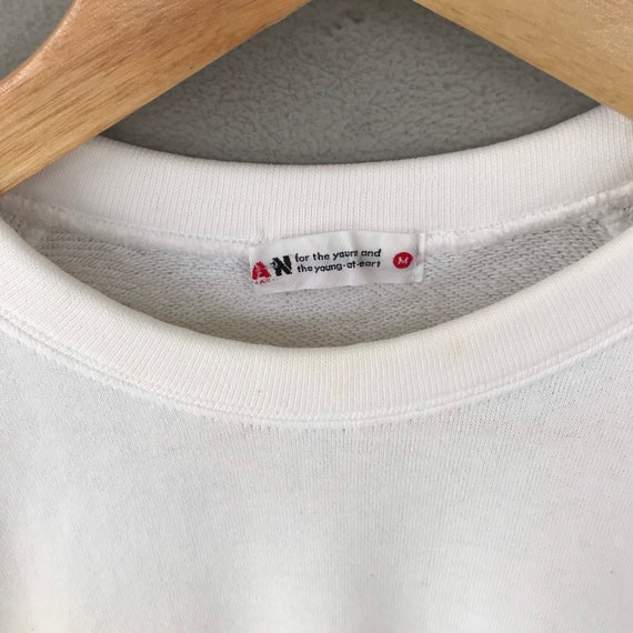 Vintage Van Jac Sportwear White Sweatshirt Size M… - image 10