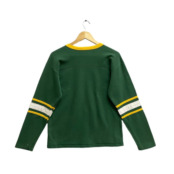 Vintage 90s Green Bay Packers Green Sweatshirt Ki… - image 6