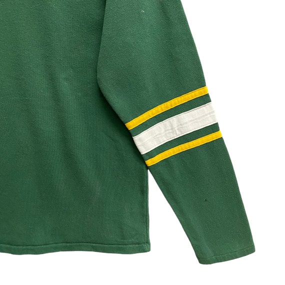 Vintage 90s Green Bay Packers Green Sweatshirt Ki… - image 7