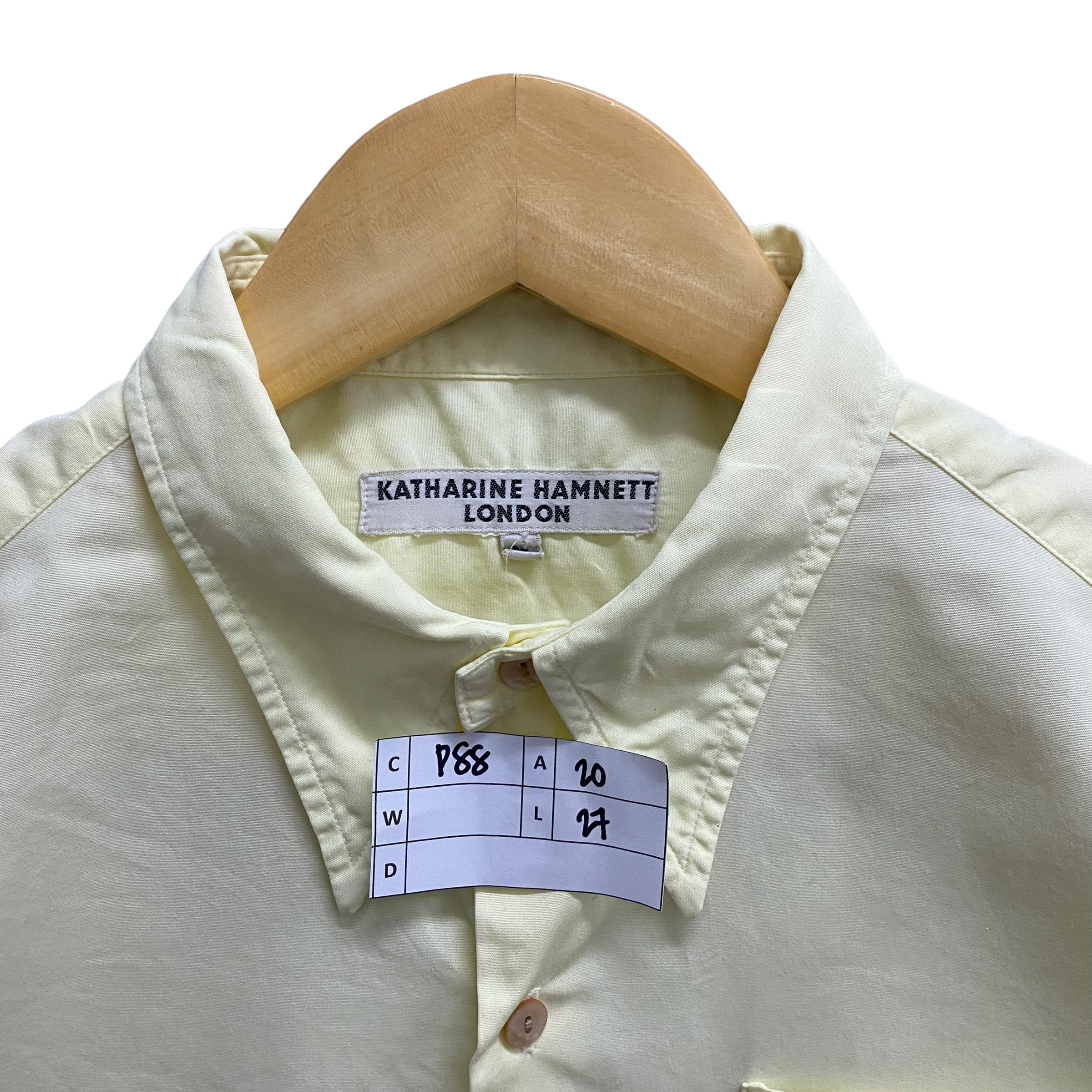 Vintage Katharine Hamnett London Casual Shirt Oxfords Medium Vintage Katharine Hamnett London Casual Shirt Oxfords Medium