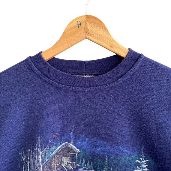 Vintage Northern Reflections Navy Sweatshirt Smal… - image 2