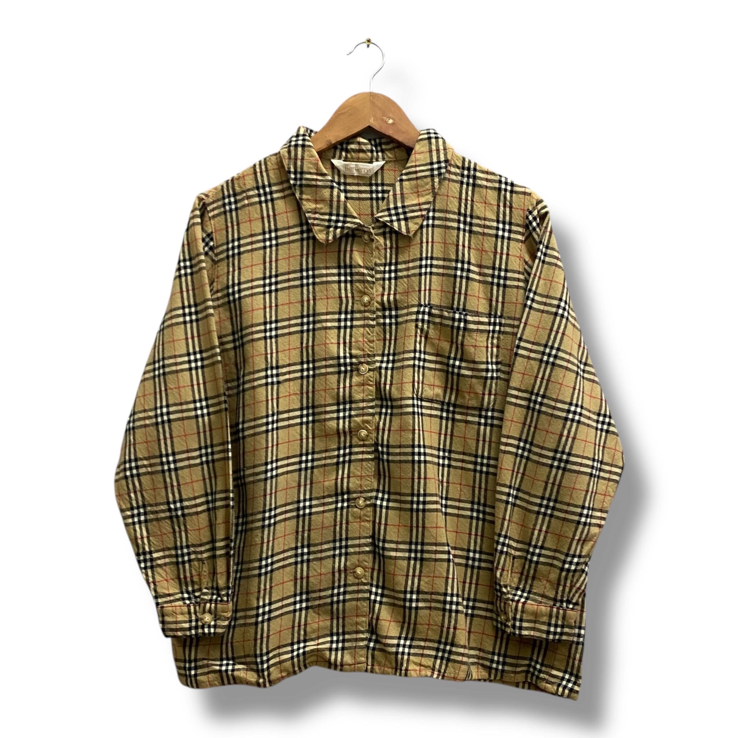Burberry Shirts 90s - Etsy
