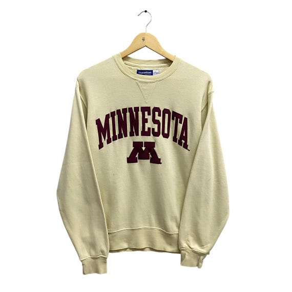 Vintage University Minnesota Yellow Sweatshirt SMALL Minnesota