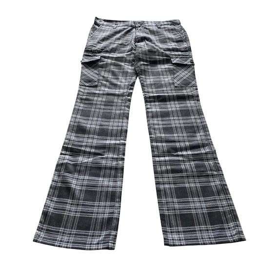 Vintage Y2K Japanese Brand Suggestion Checkered Cargo Pants W31