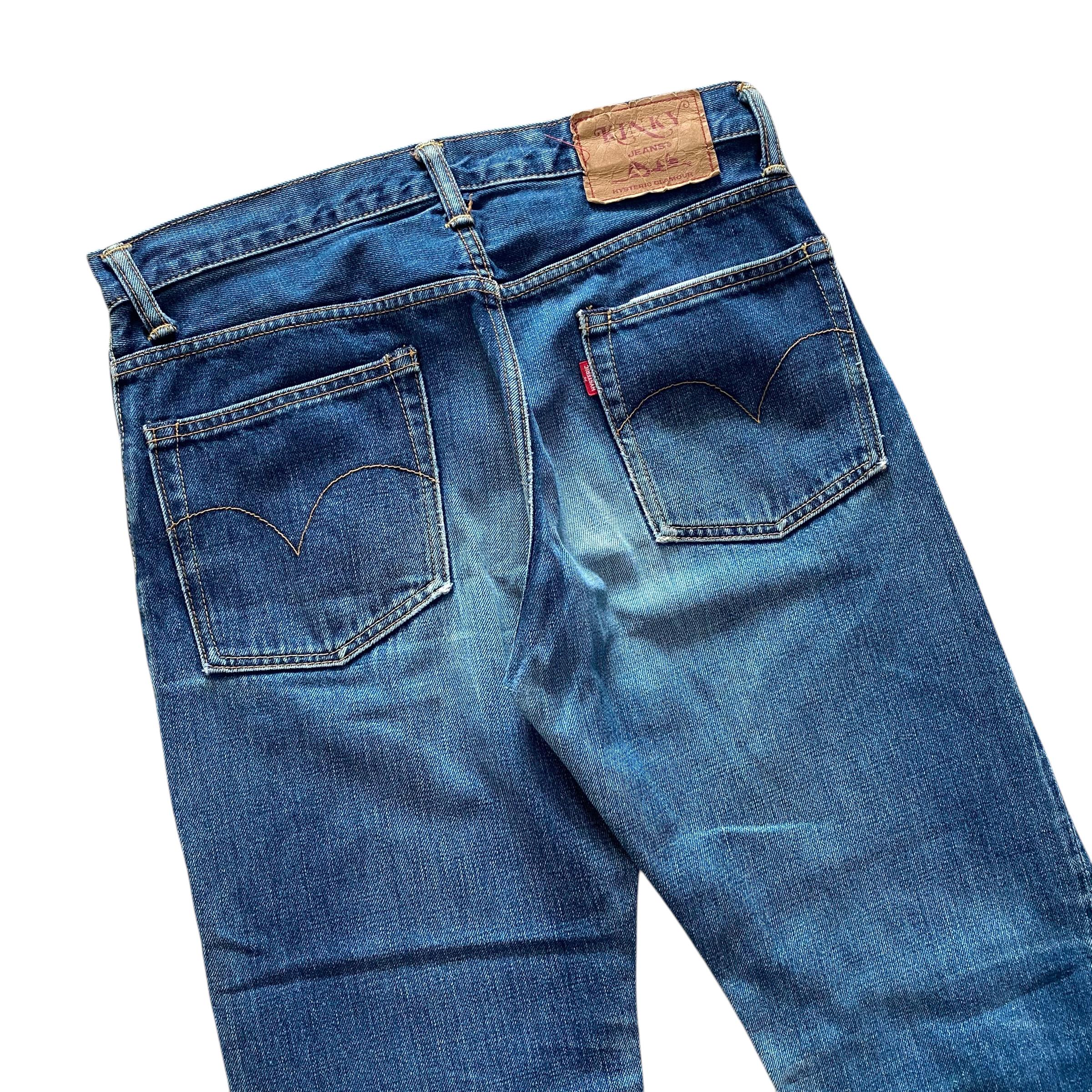 Vintage des années 90, Kinky hysteric Glamour Blue Jeans Selvedge 