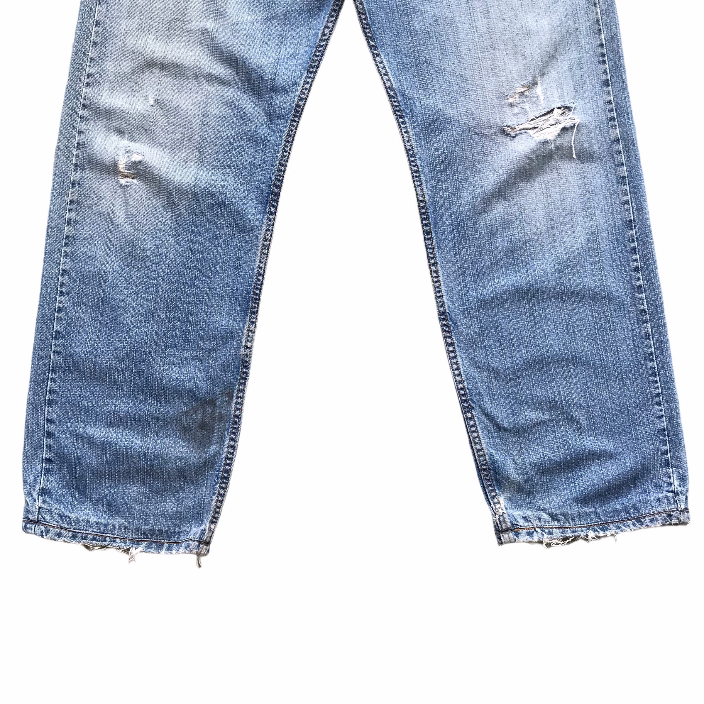 Vintage 00s Levis 569 Light Blue Size 34 Levis Zipper Front