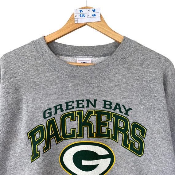 Vintage 90s Green Bay Packers Grey Sweatshirt Packers
