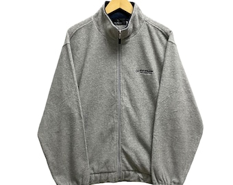 Vintage DUNLOP Motorsport Jacket Zipper Unisex Large Sportswear