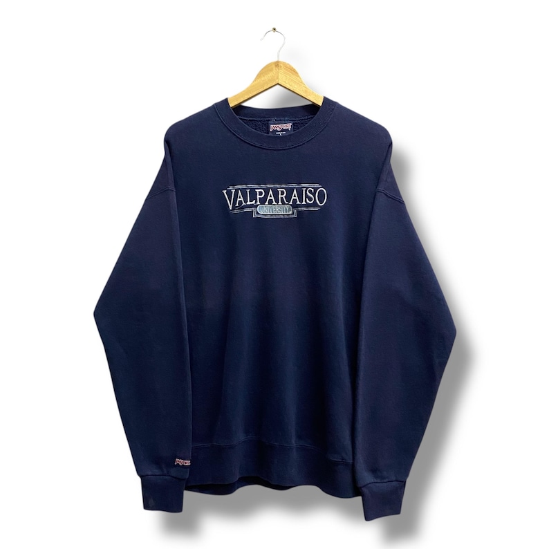 Vintage 90s Valparaiso University Embroidered Sweatshirt Valpo College ...
