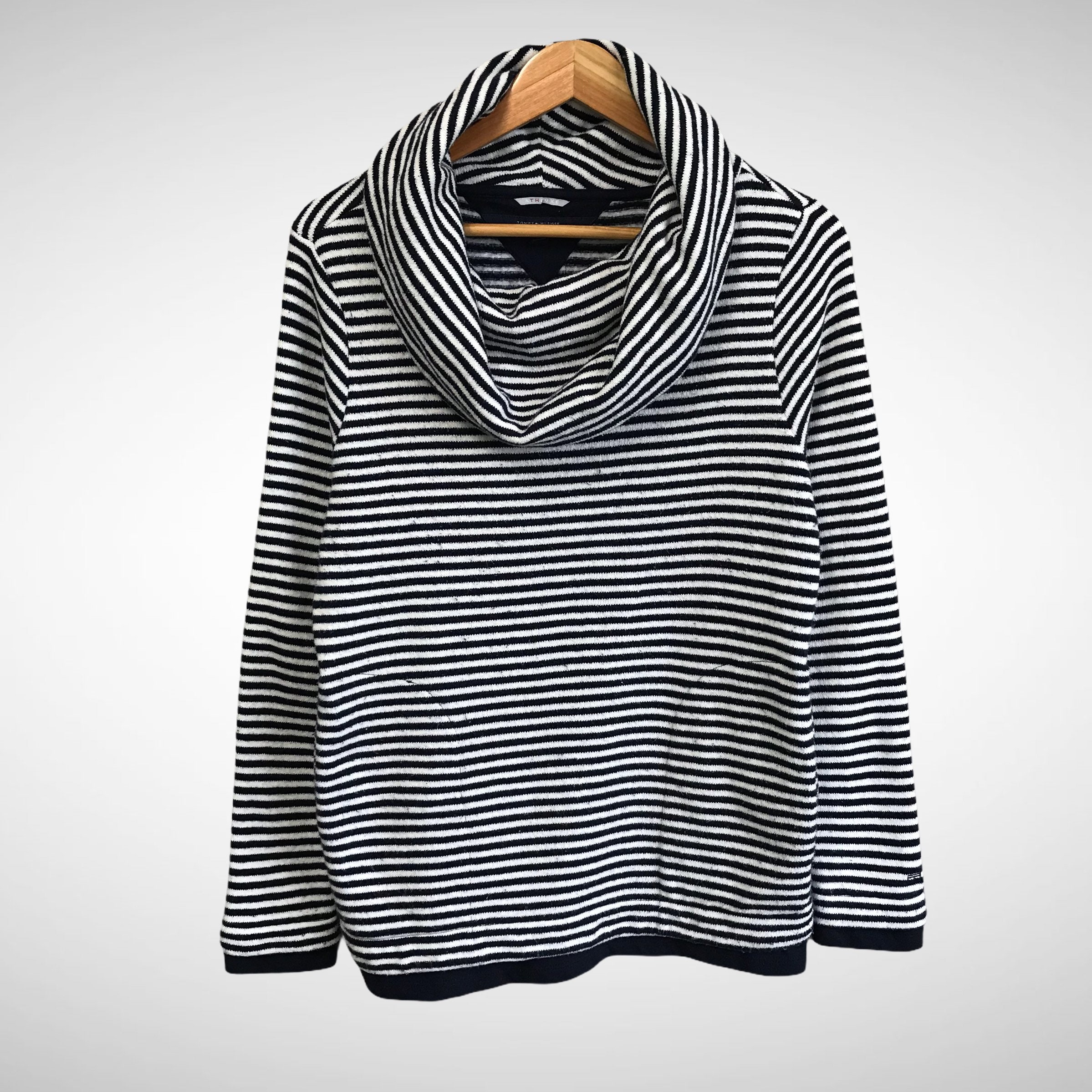 Vintage Tommy Hilfiger Striped Sweatshirt Turtle Neck Crewneck - Etsy  Ireland