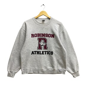 Vintage 90s Robinson Athletics Sweatshirt Biglogo Print Robinson Athletics Crewneck Pullover Jumper Robinson Athletics Size Small