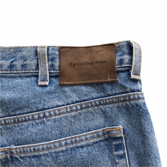 Vintage 90s Calvin Klein Easy Fit Blue Jeans Size… - image 7