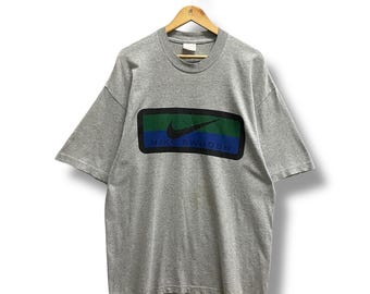 Vintage Nike Swoosh Printed Logo Oversized T Shirt Large Retro 90s Nike Graphic Tee Classic Nike Streetwear Nike Jumper Size L