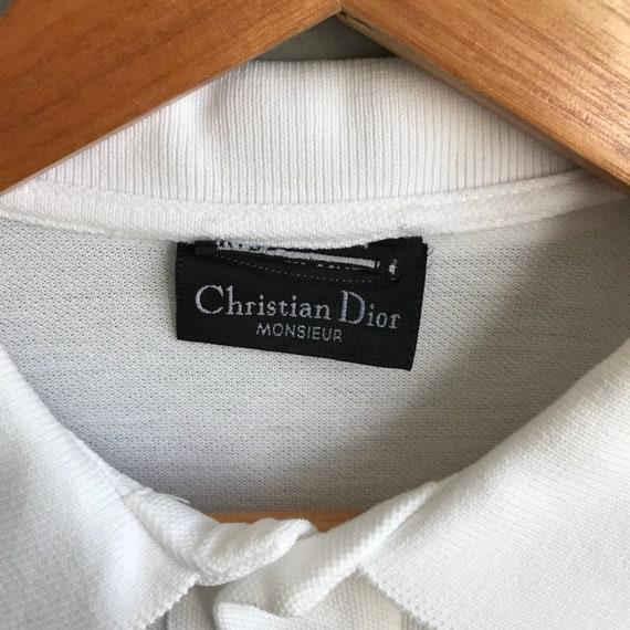 Vintage 90s Christian Dior Embroidered Small Logo Polo Shirt - Etsy