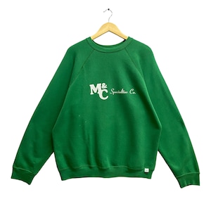 Vintage M&C Specialties Co Green Sweatshirt Baggy Size Xlarge Discus Athletic Crewneck Discus Athletic Sweater Pullover Spell Out Jumper