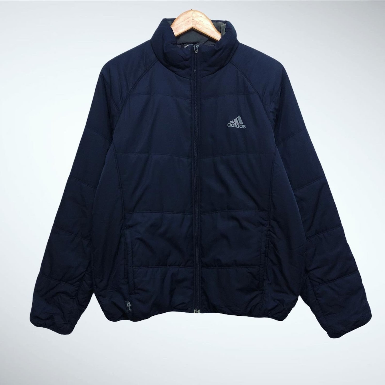 Vintage Adidas Equipment Navy Puffer Jacket Adidas Jacket 90s Etsy