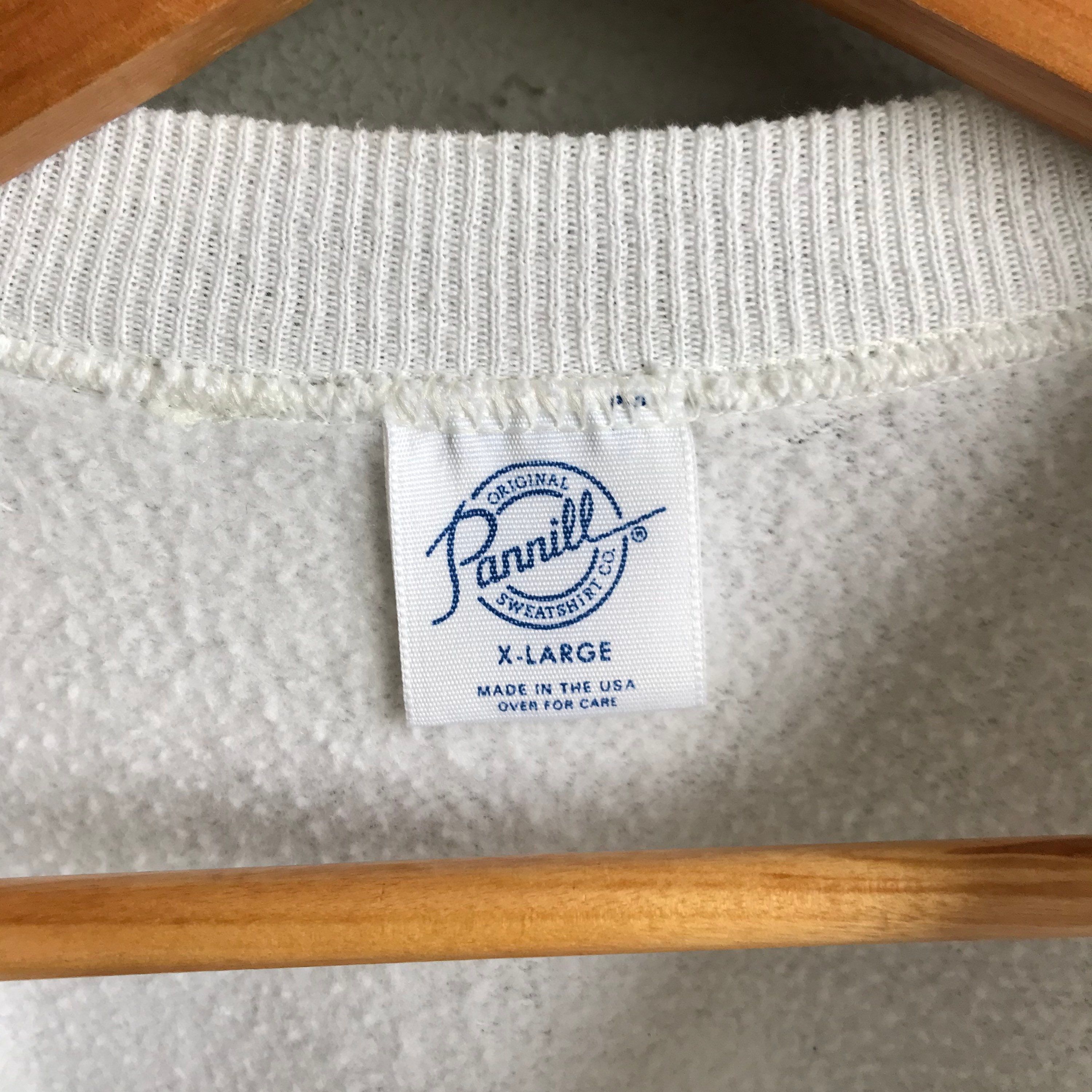 Vintage Pannill White Sweatshirt 90s Crewneck Vintage | Etsy