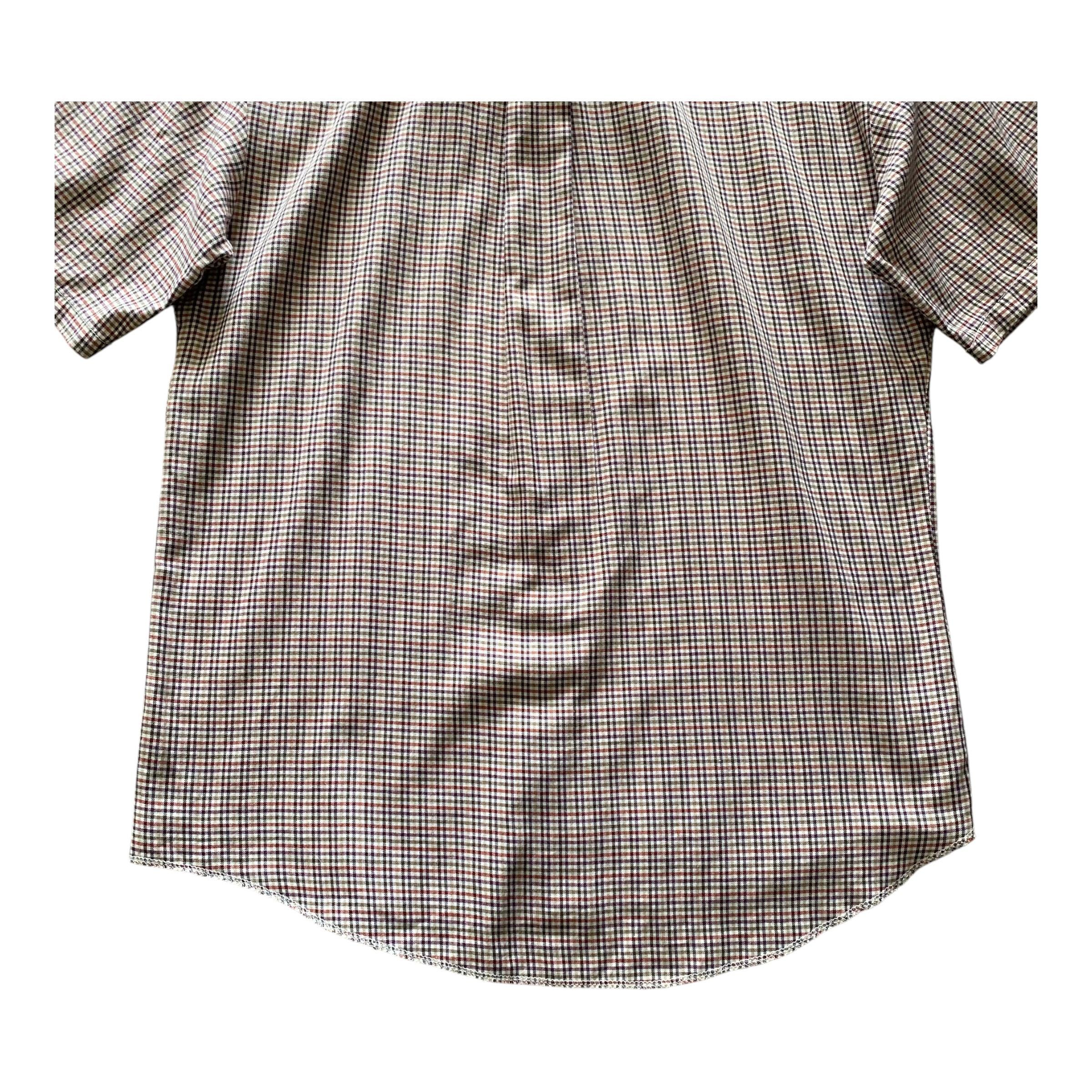 Vintage 90's Polo Ralph Lauren Checkered Flannel MEDIUM Polo