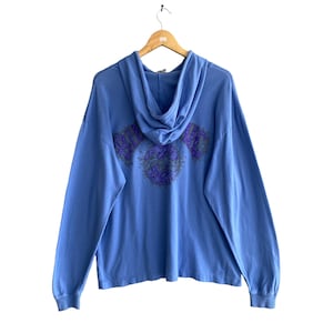 Vintage Hanes Heavy Weight Blank Purple Sweatshirt Size