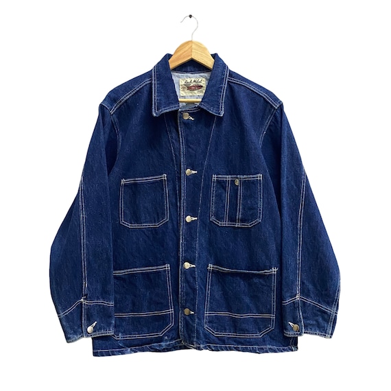 Vintage Rock Mikel Denim Jeans Jacket Bomber Size Large Vintage Rock Mikel Denim Jeans Jacket Bomber Size Large