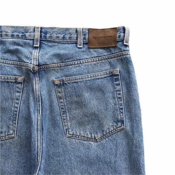 Vintage 90s Calvin Klein Easy Fit Blue Jeans Size… - image 6